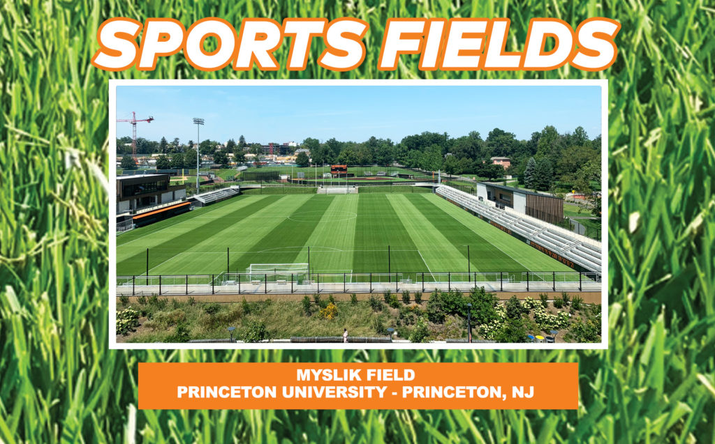 Organic lawn care for sports fields at Princeton University